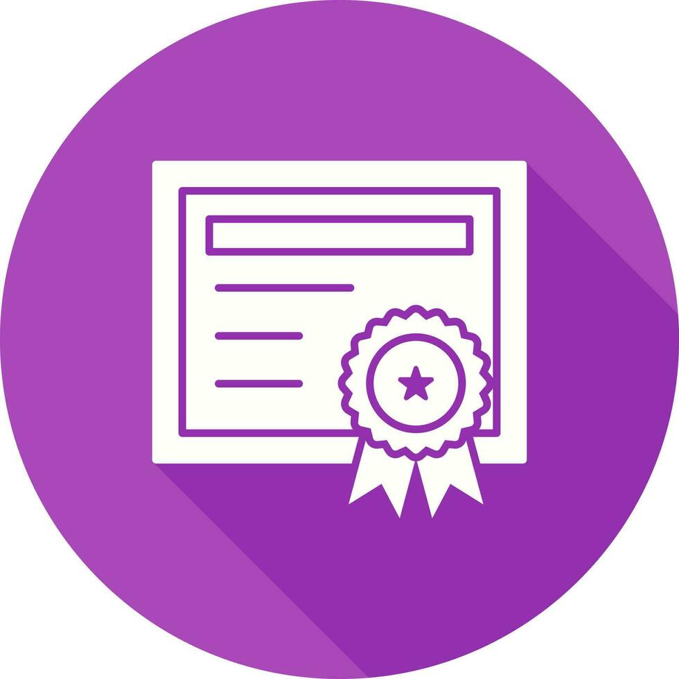 Certificate Vector Icon