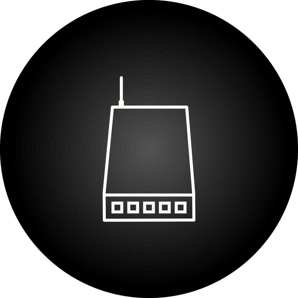 Networking Switch Line Icon vector