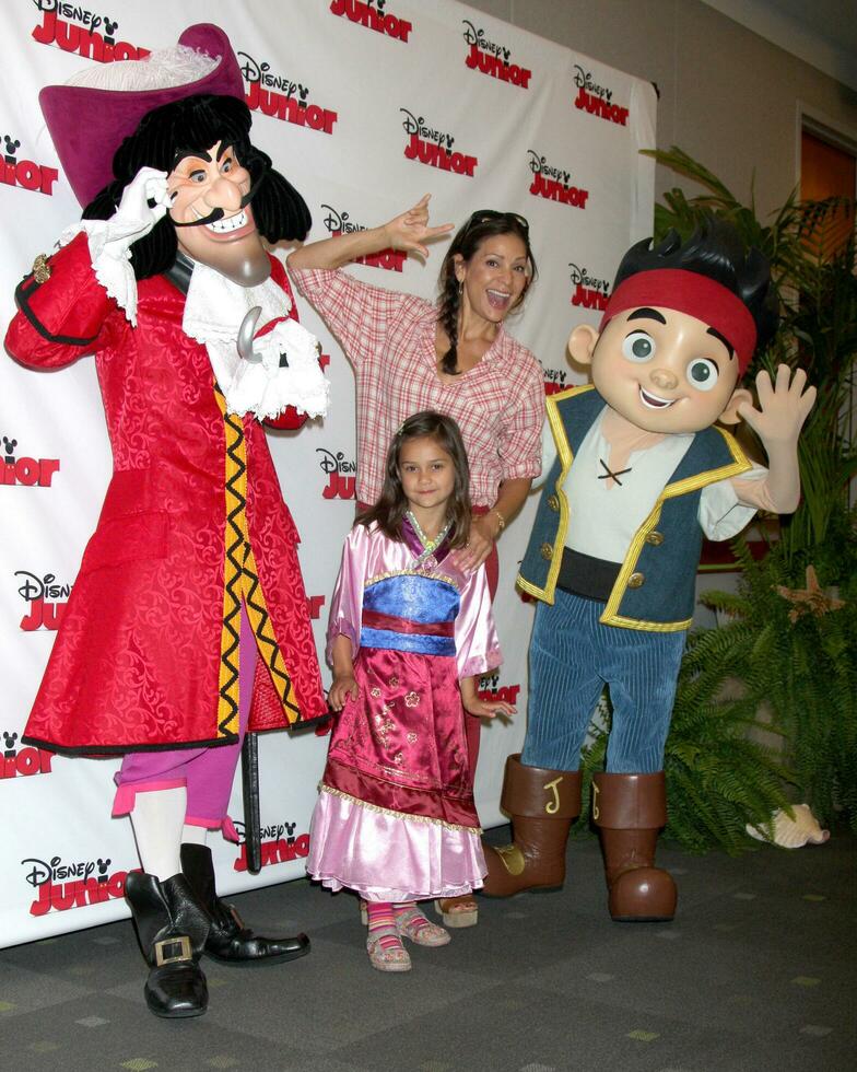 LOS ANGELES, OCT 18 - Captain Hook, Luna Katich, Constance Marie, Jake at the Jake And The Never Land Pirates - Battle For The Book Costume Party Premiere at the Walt Disney Studios on October 18, 2014 in Burbank, CA photo