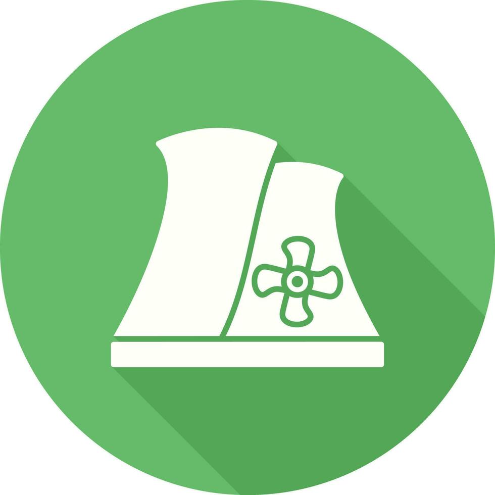 Nuclear Plant Vector Icon