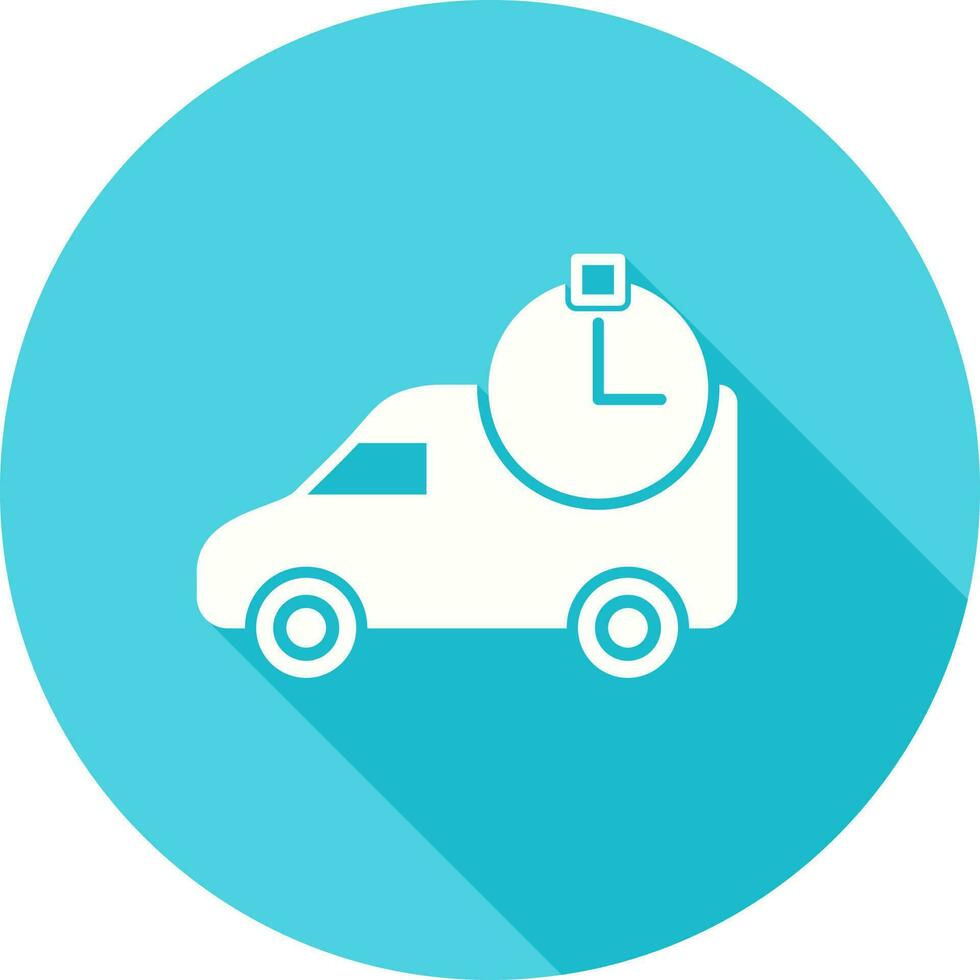 Time Based Delivery Vector Icon