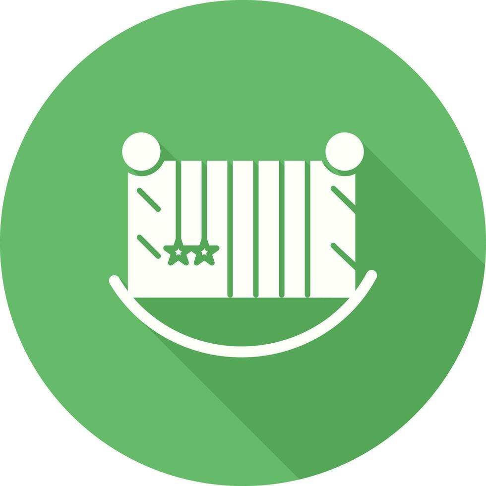 Baby Cot Vector Icon
