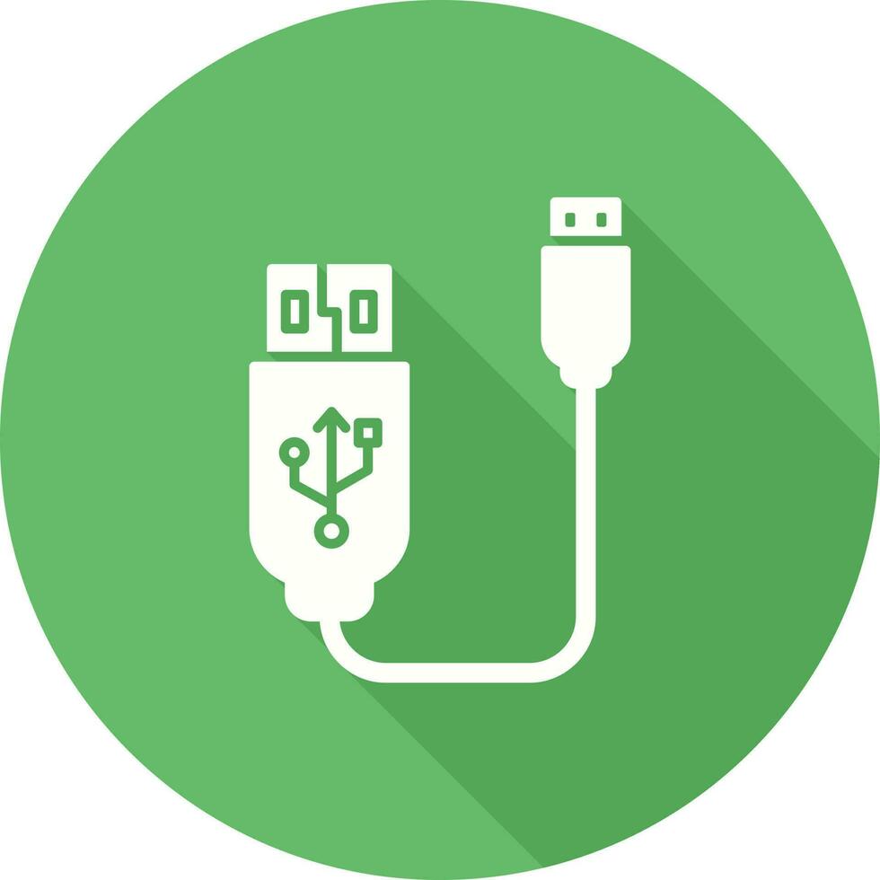 Usb Cable Vector Icon