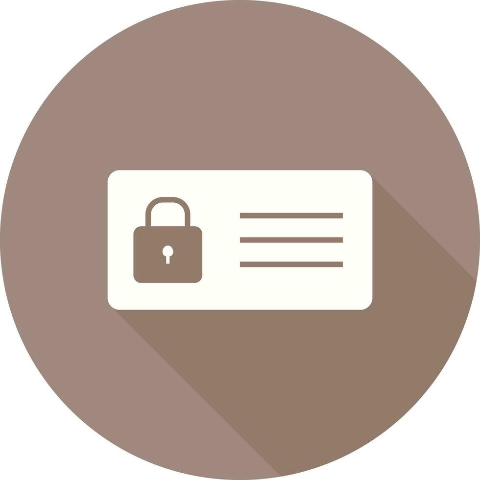 Protected Card Vector Icon