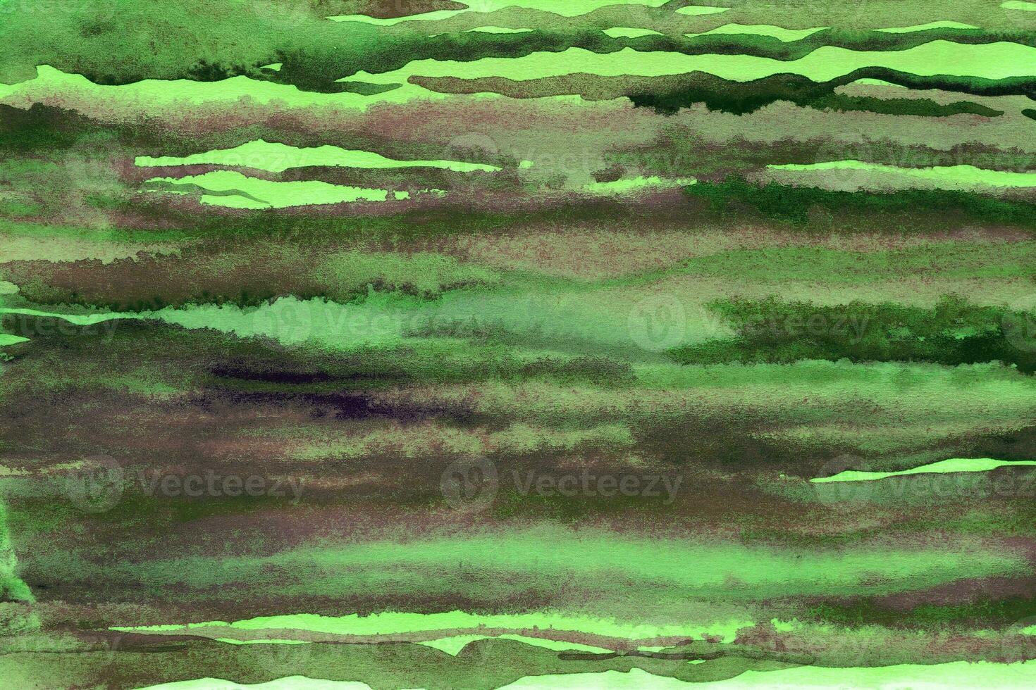 Striped green brown gradient watercolor photo