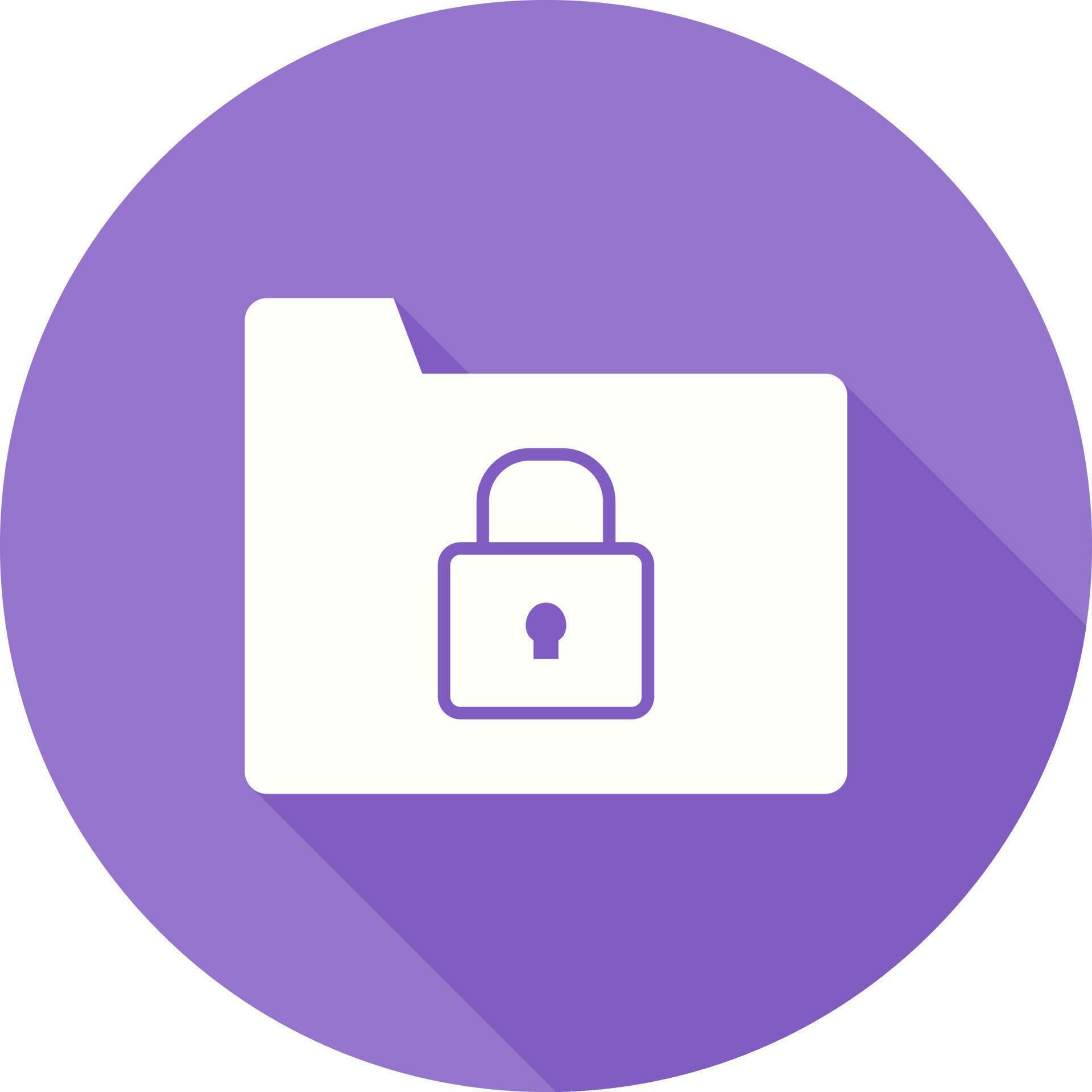 Secure Folder Vector Icon 24011825 Vector Art at Vecteezy