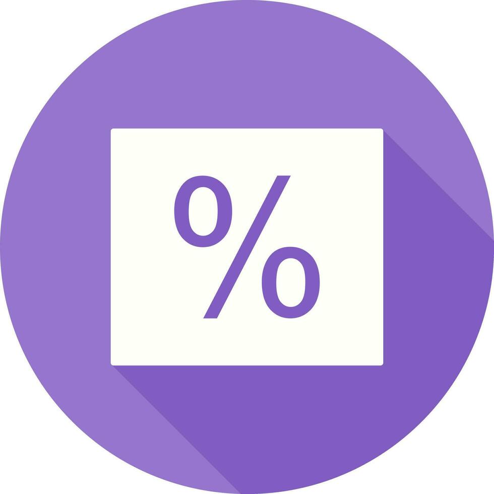 Percentage Vector Icon
