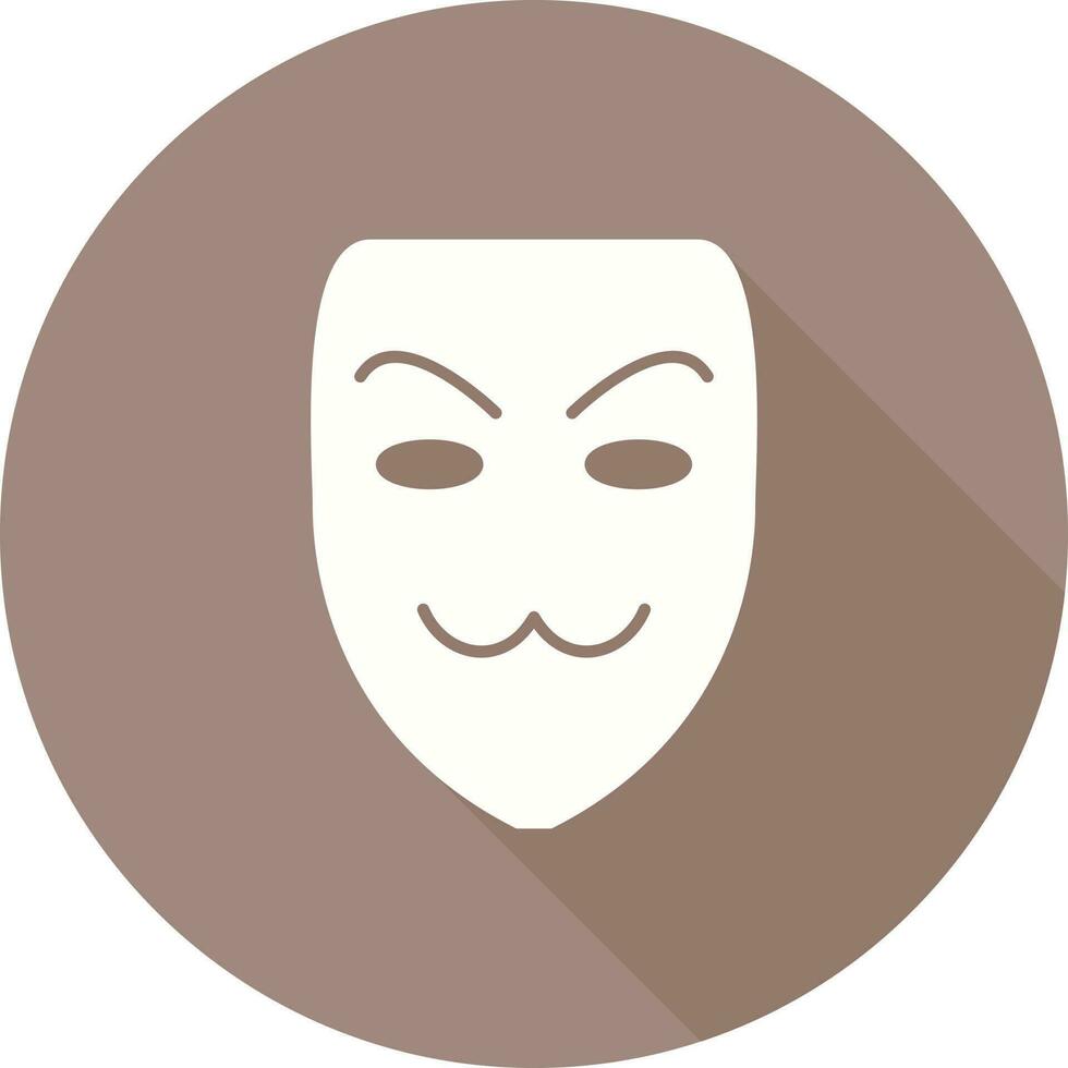 icono de vector de máscara de hacker