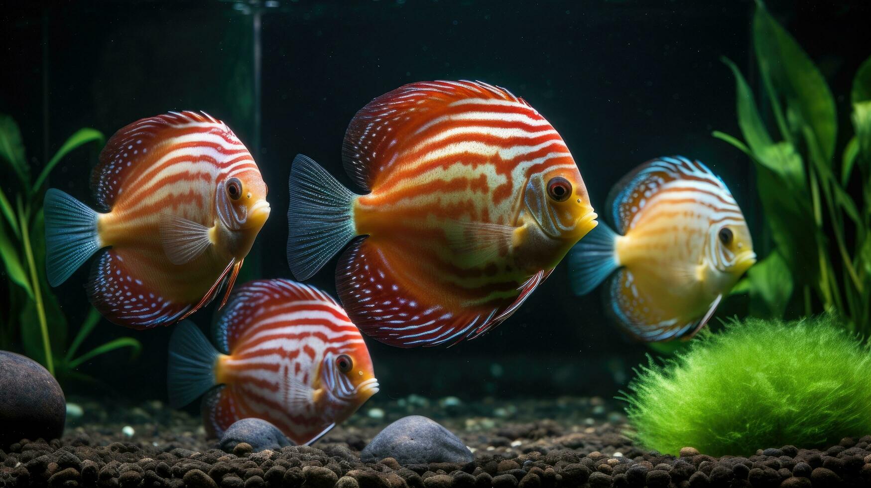 Discus tropical fish photo