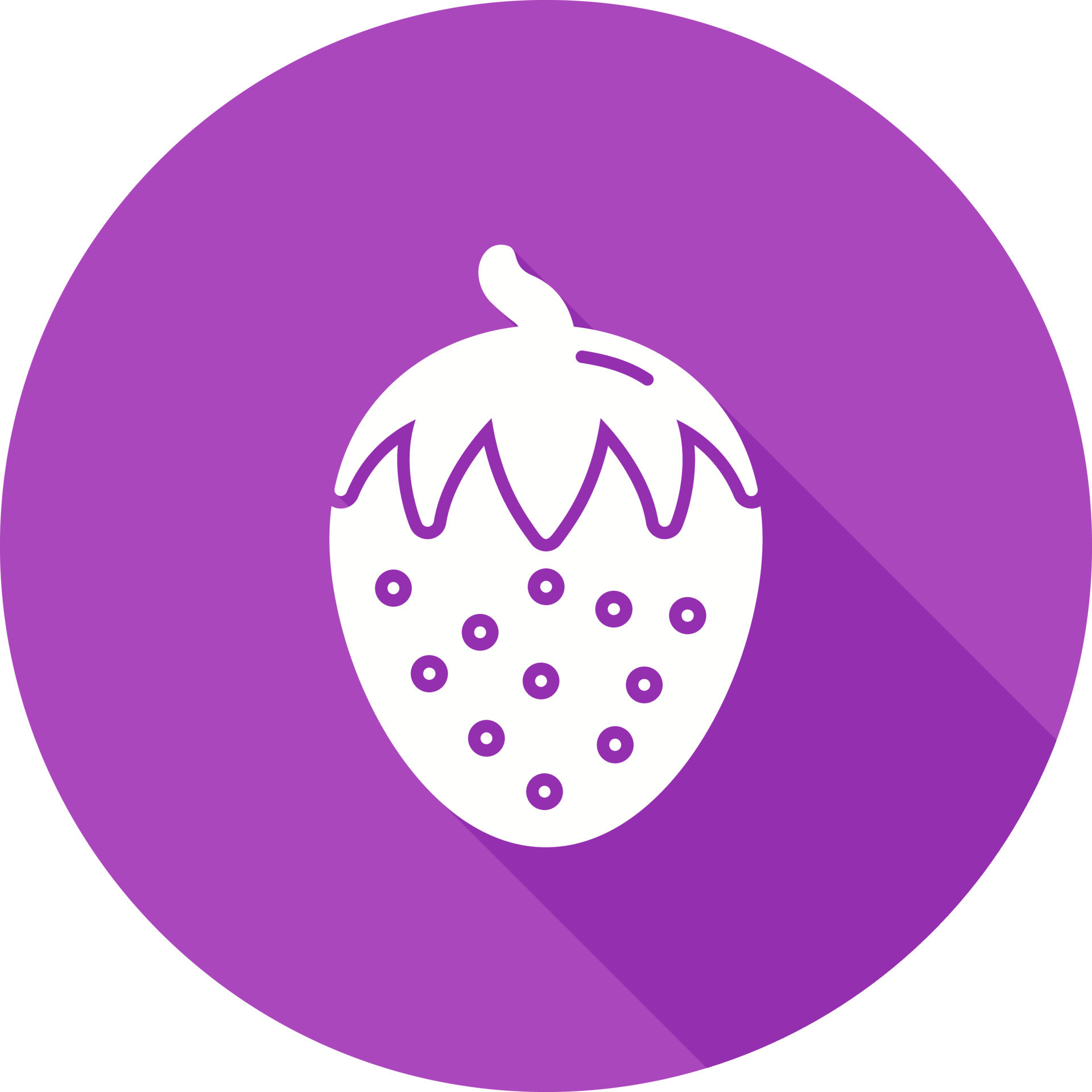 Strawberry Vector Icon 24013372 Vector Art at Vecteezy