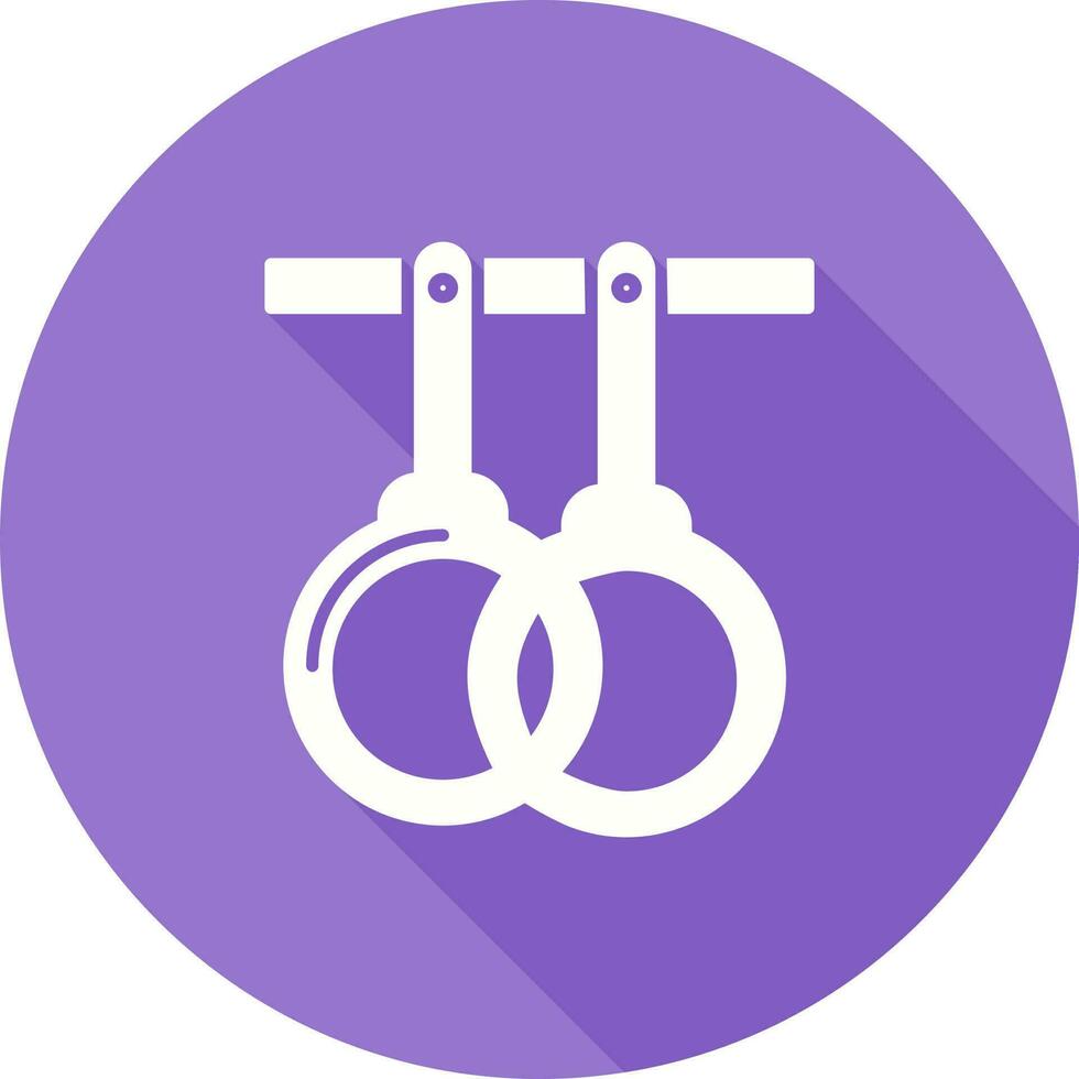 Gym Rings Vector Icon