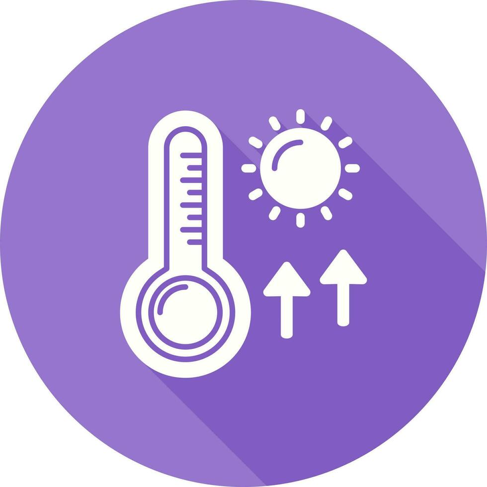 High Temperatures Vector Icon