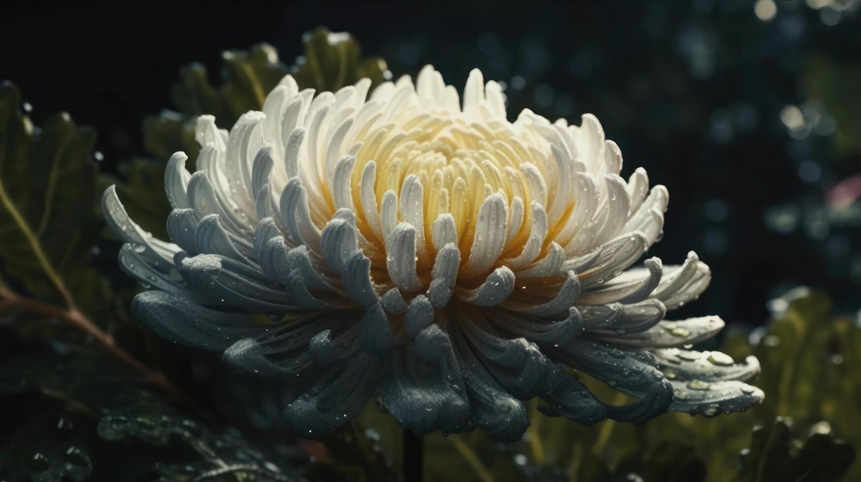 The serenity of blooming flowers photo