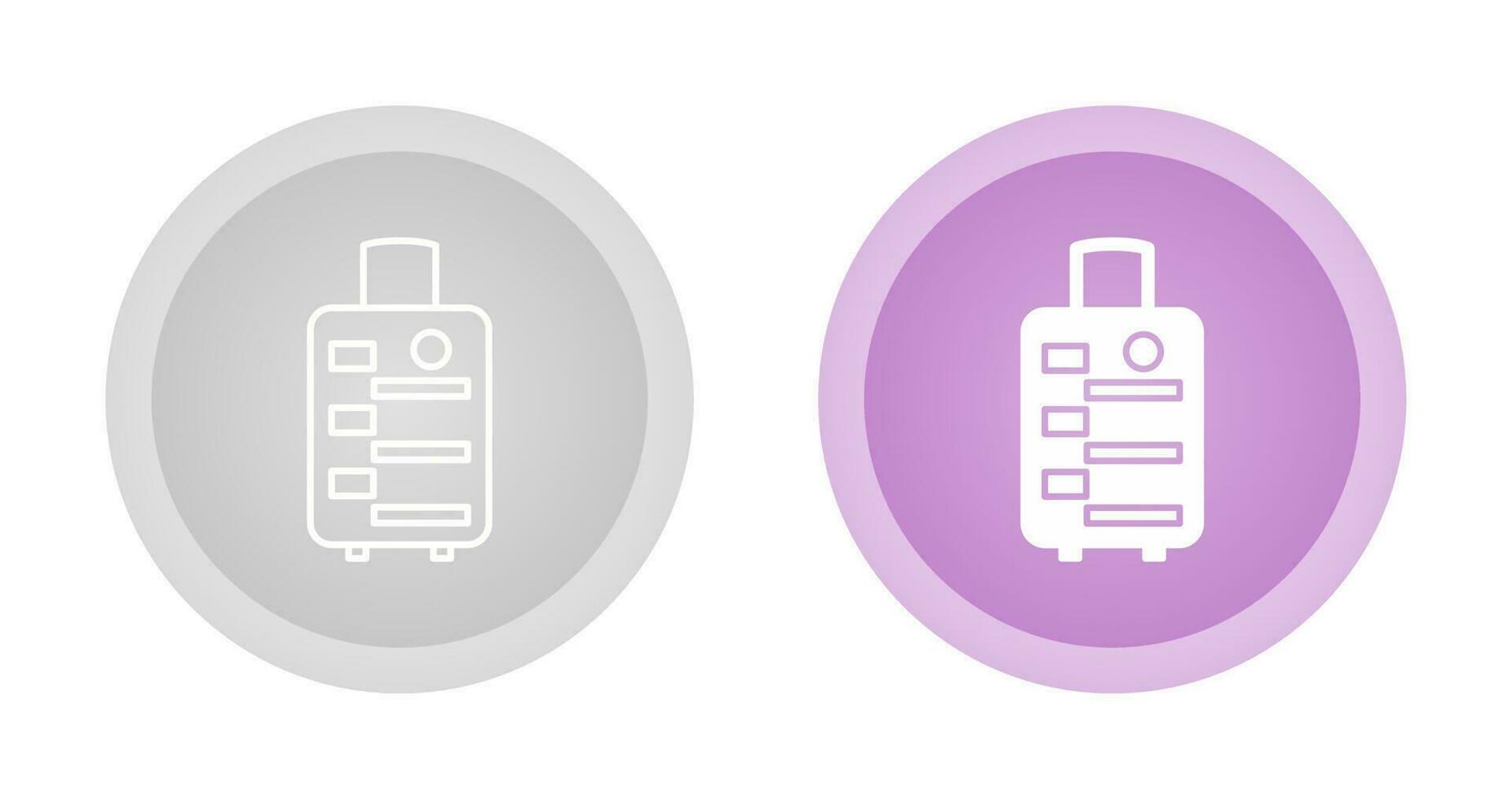 Luggage Vector icon