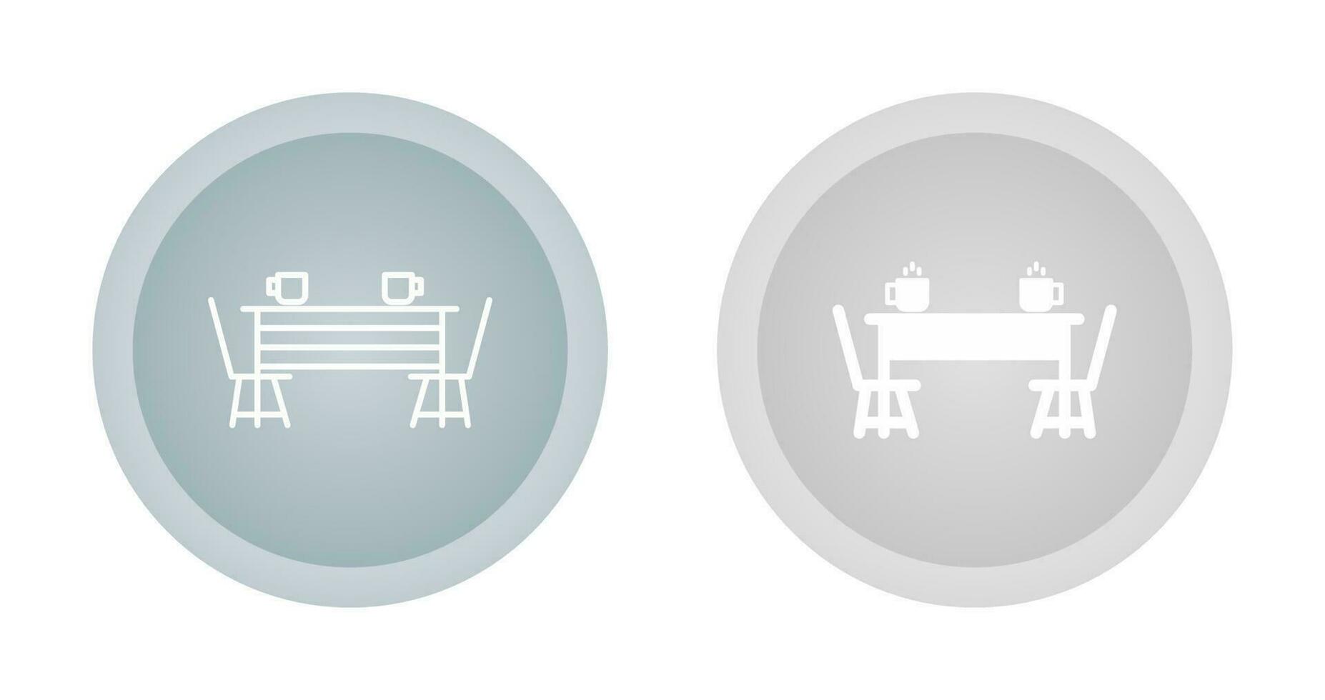 Dinner Table Vector icon