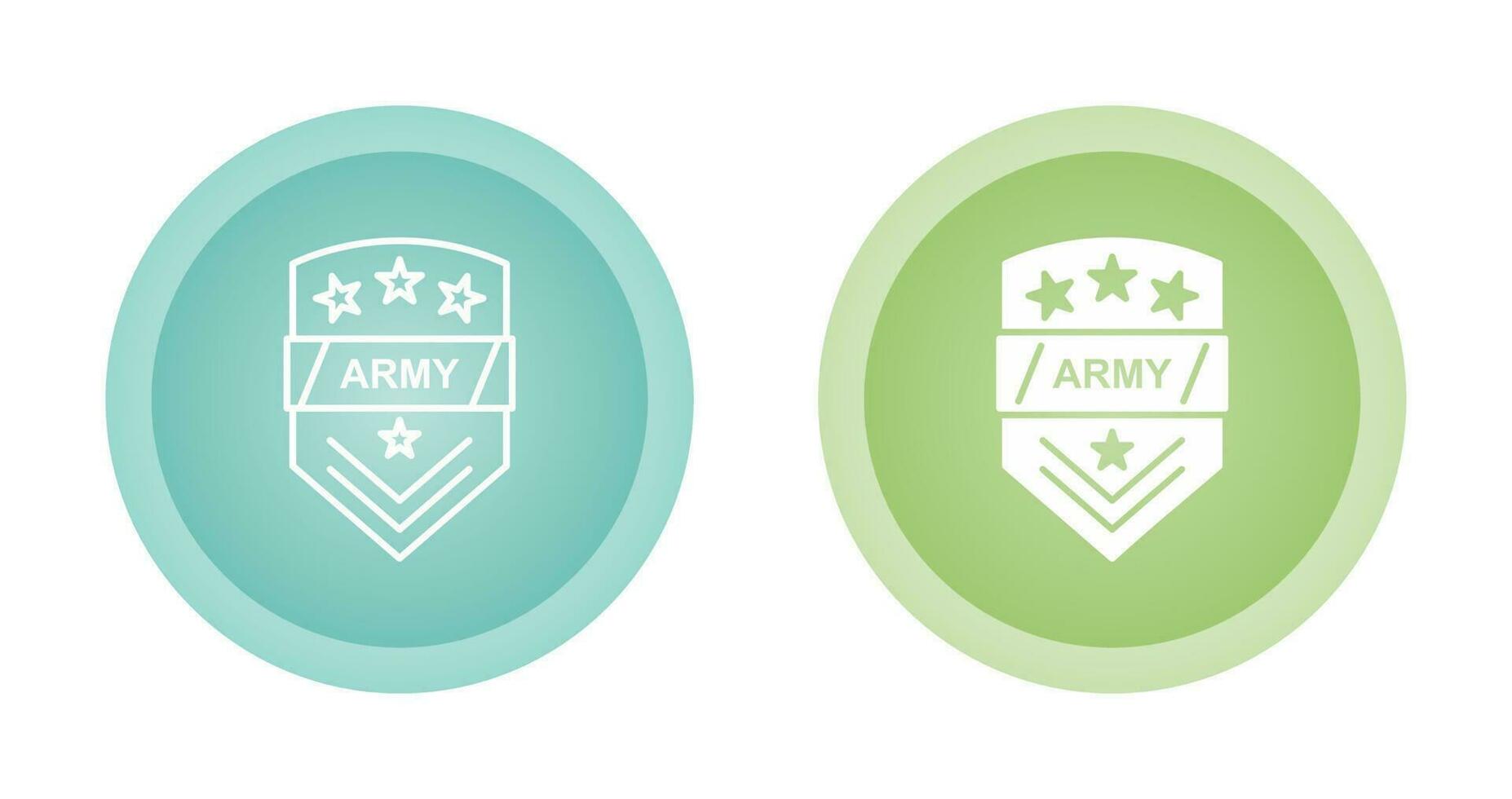 Army Badge Vector icon