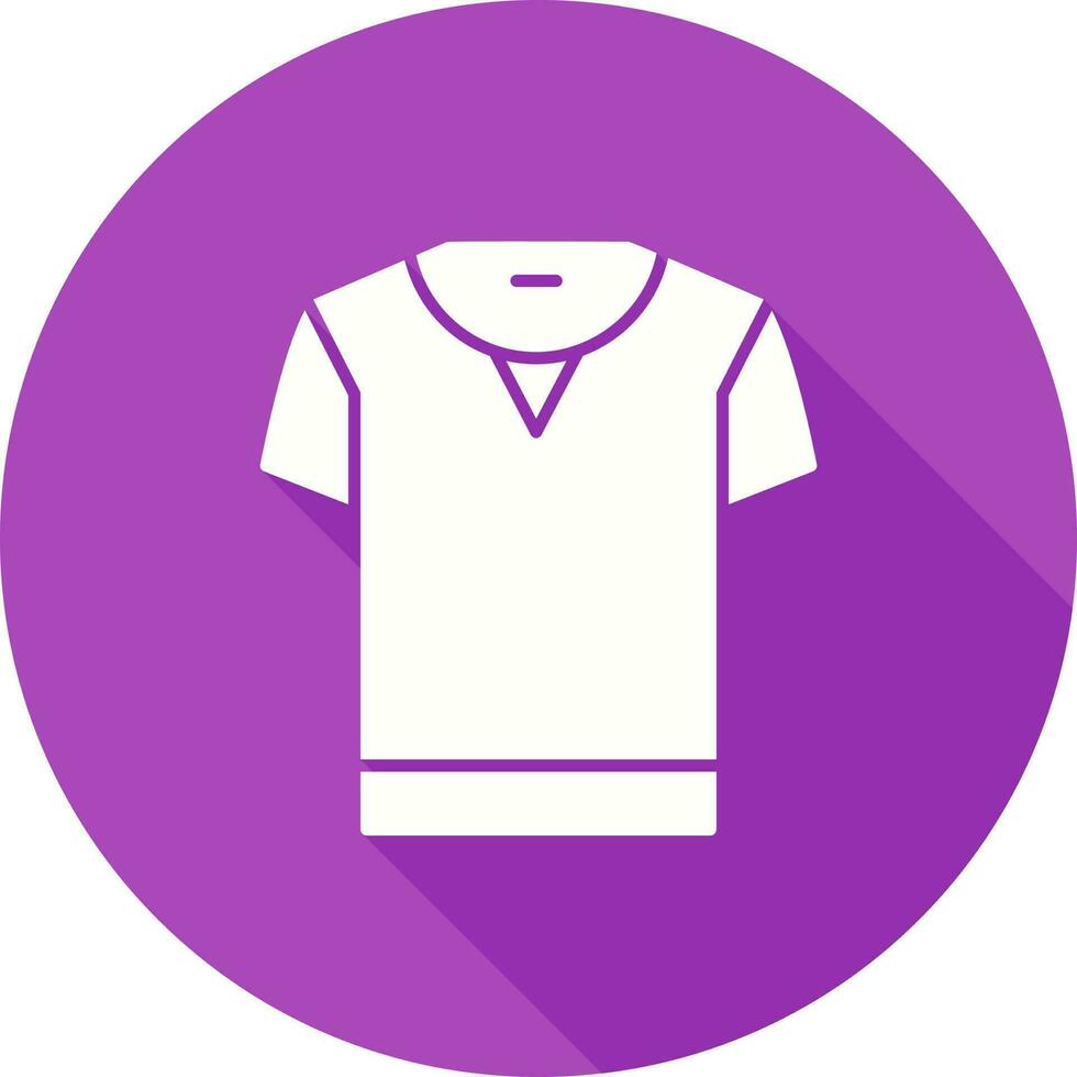 icono de vector de camiseta