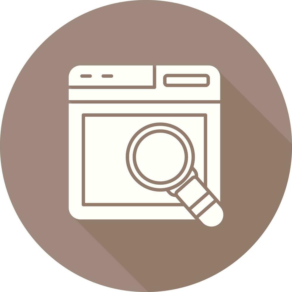 icono de vector de búsqueda web