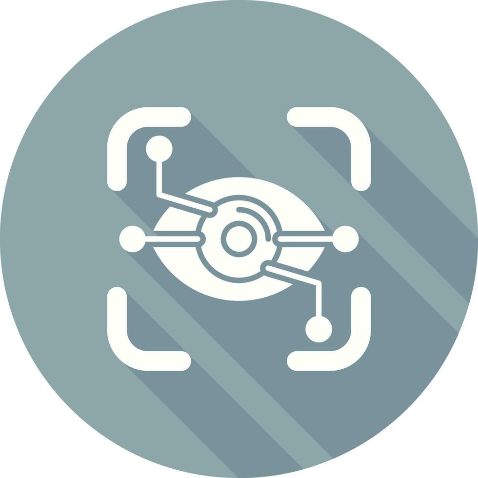 Eye Recognition Vector Icon