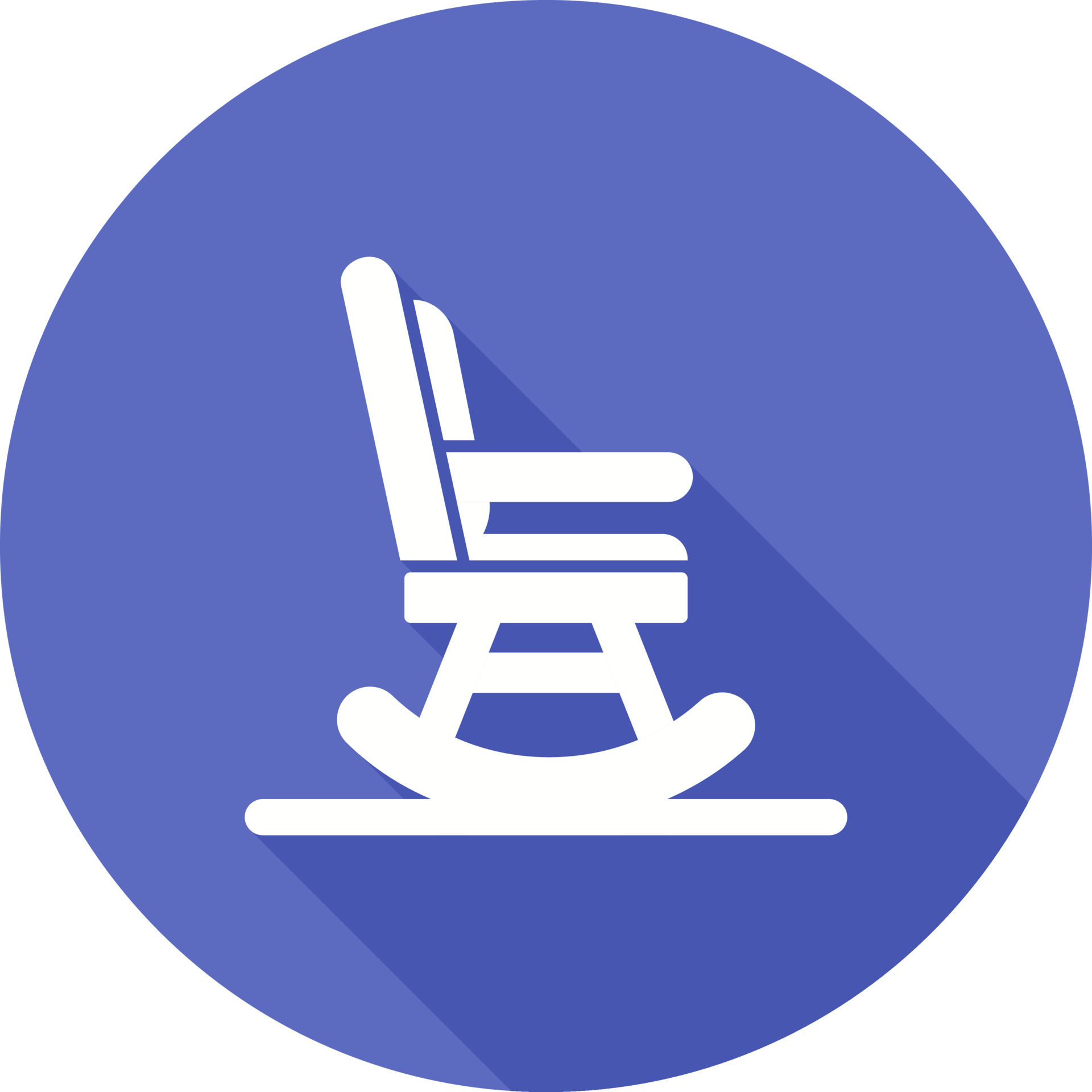 Rocking Chair Vector Icon 24014735 Vector Art at Vecteezy