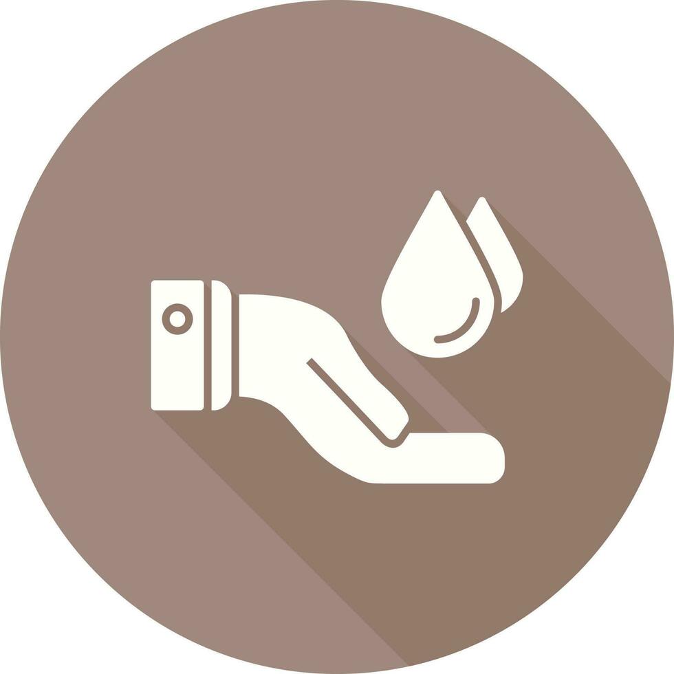 icono de vector de ahorro de agua