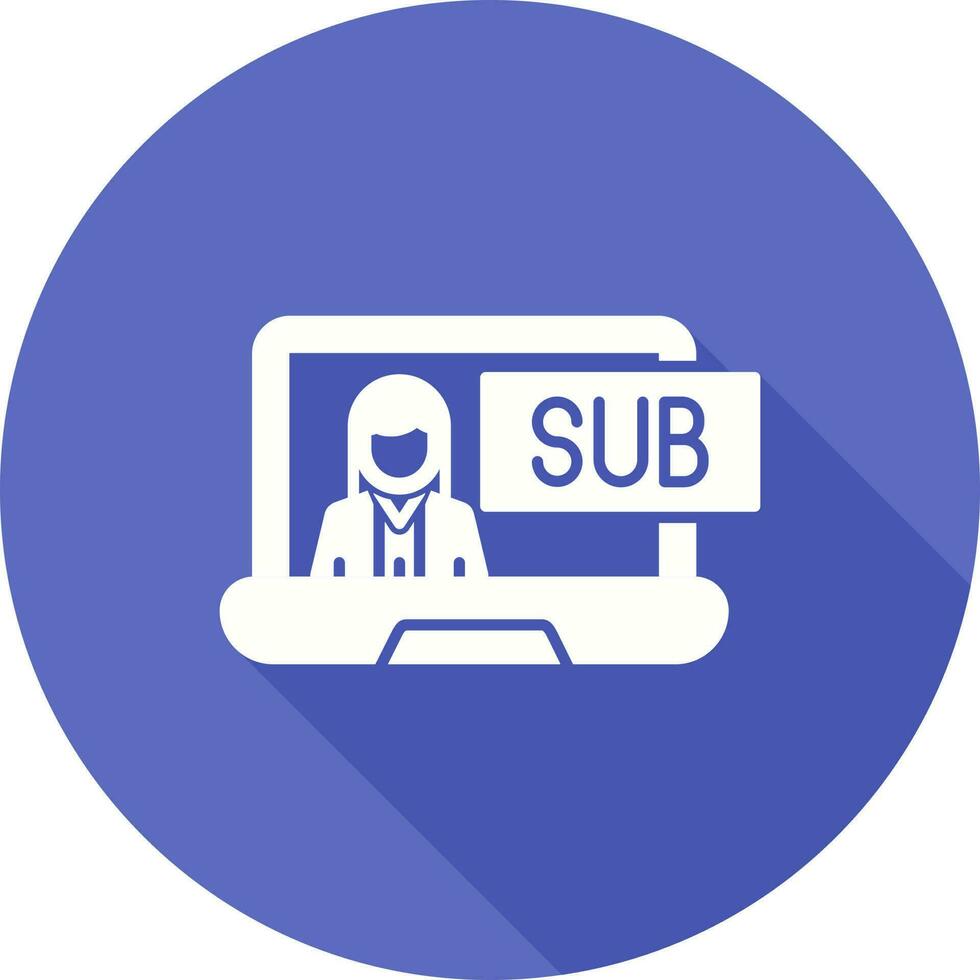 Subscriber Model Vector Icon