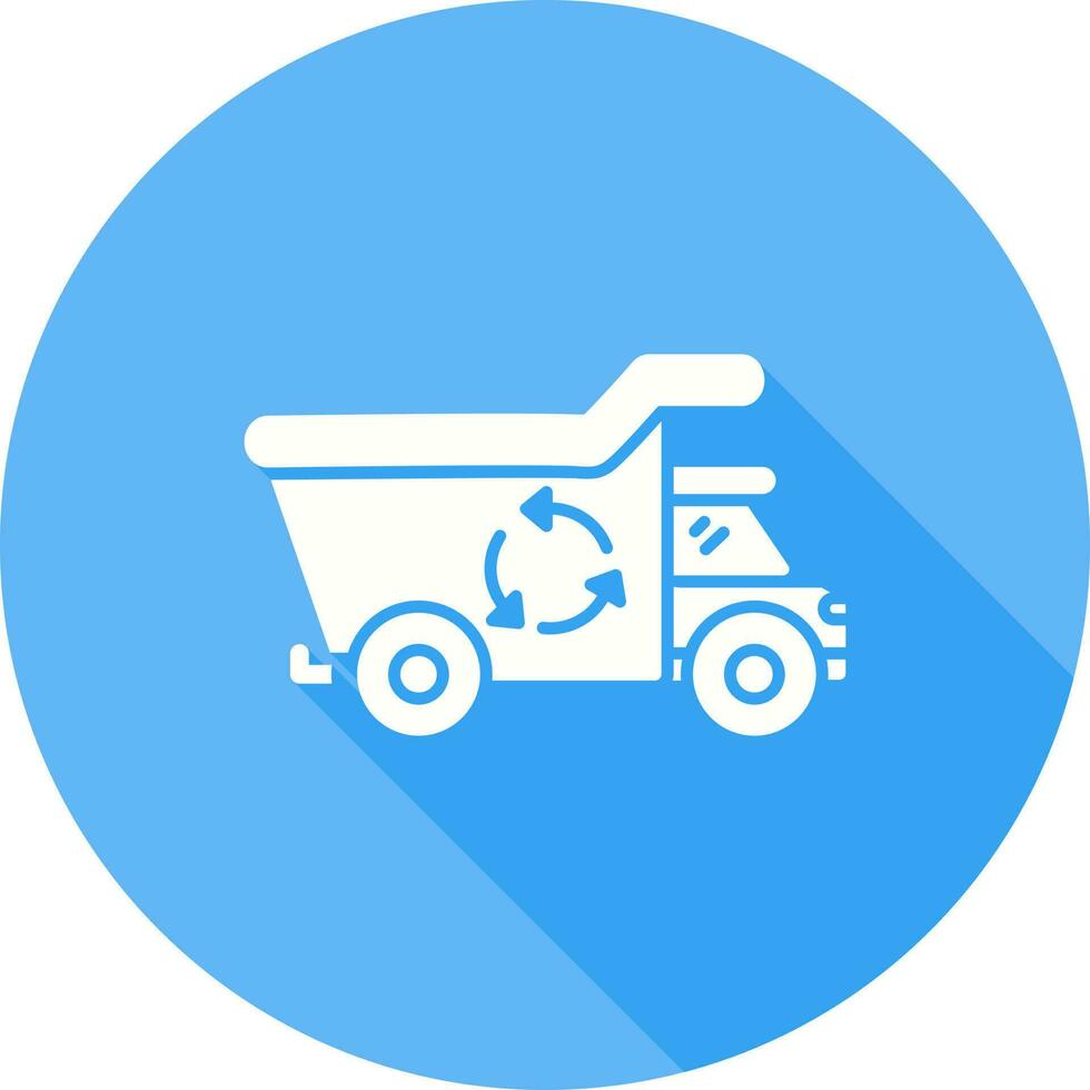 Recycling Truck Vector Icon