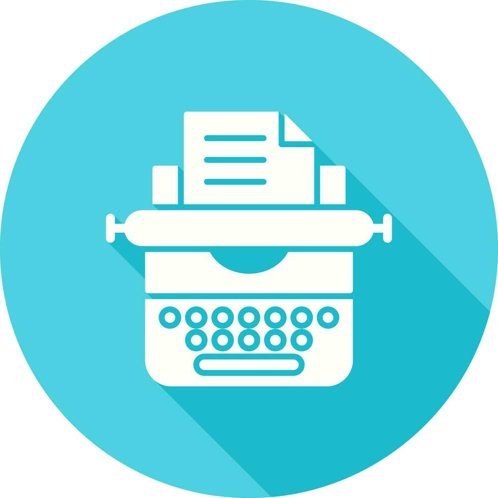 Typewriter Vector Icon