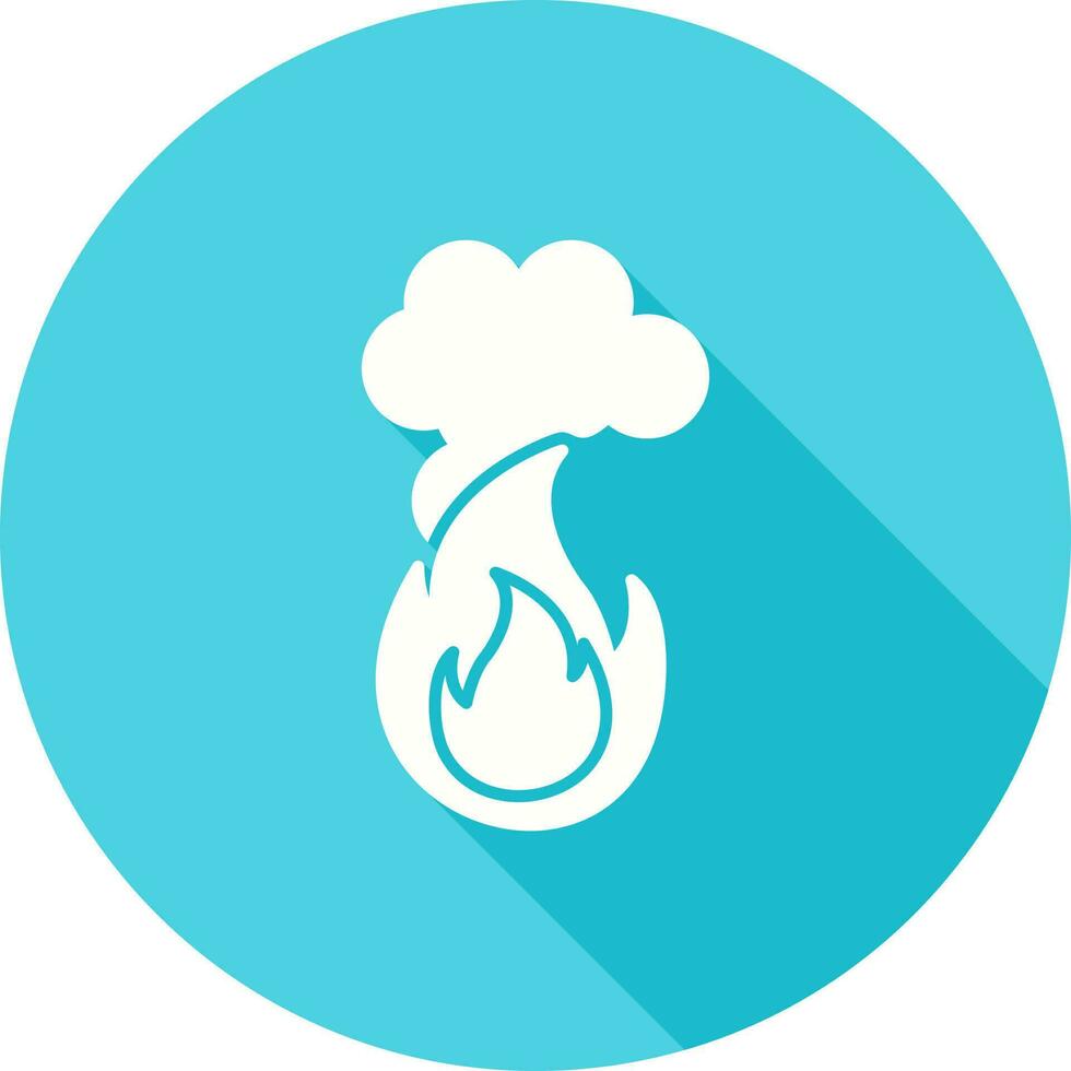 Fire Pollution Vector Icon