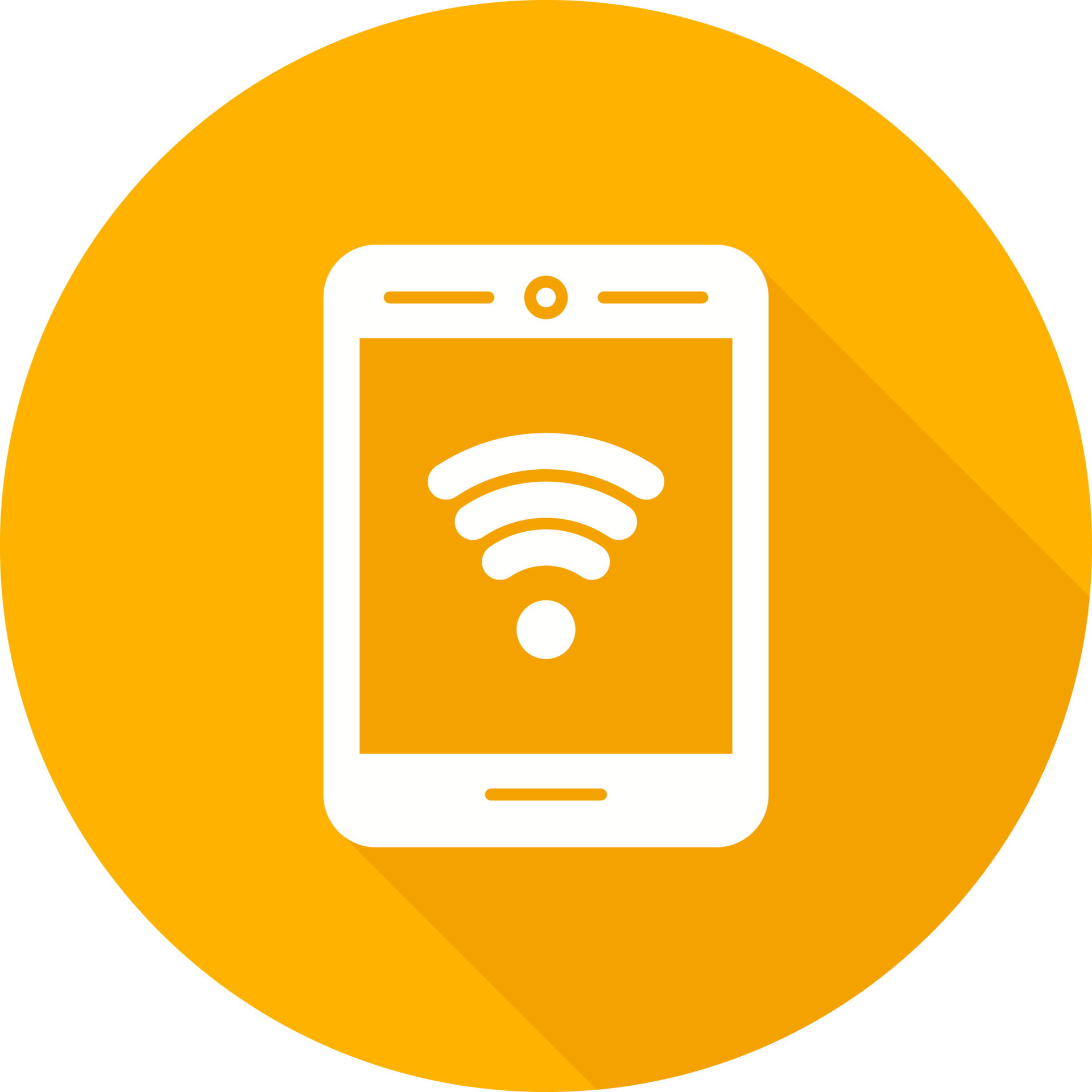 Phone With Signal Vector Icon 24015283 Vector Art at Vecteezy