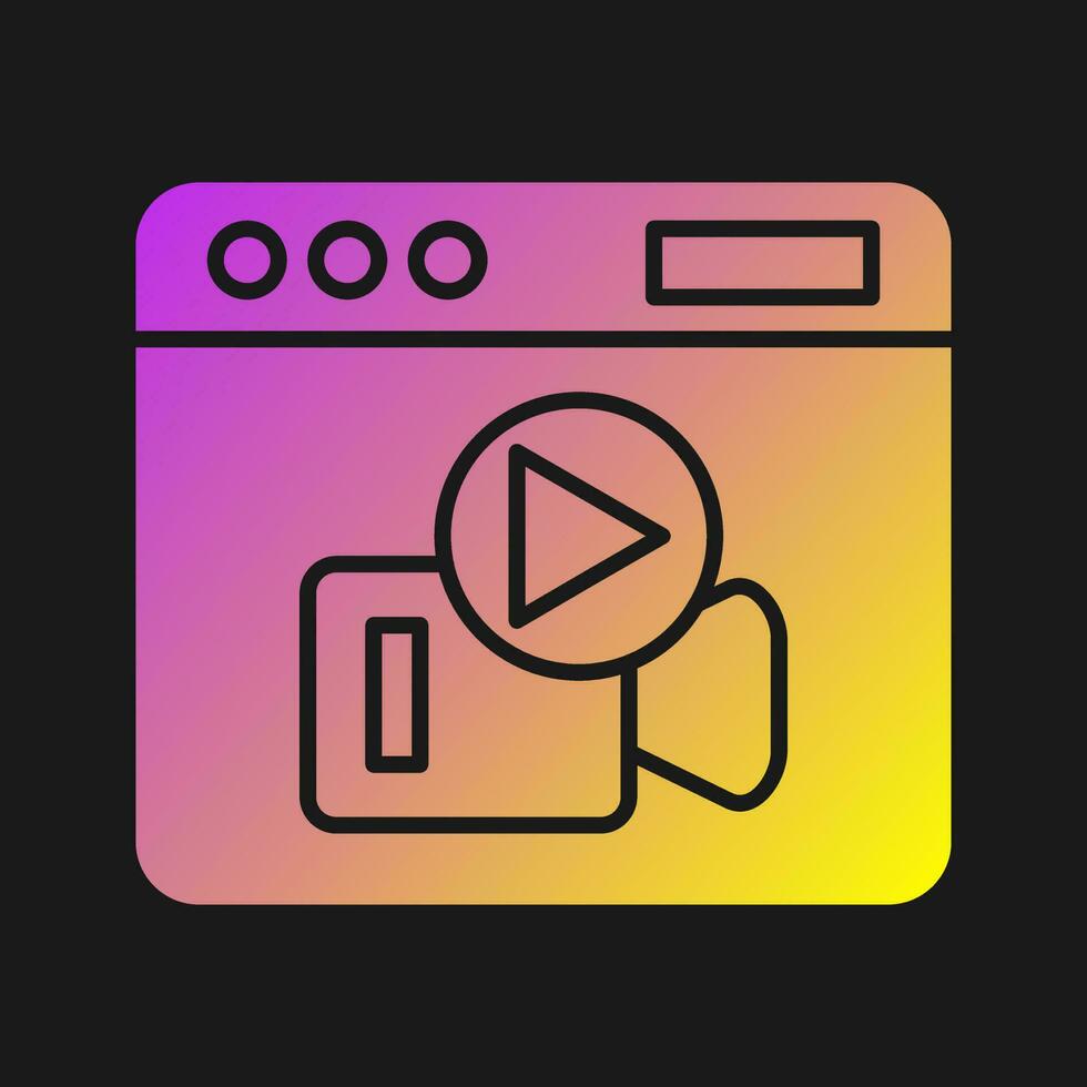 Vlog Vector Icon