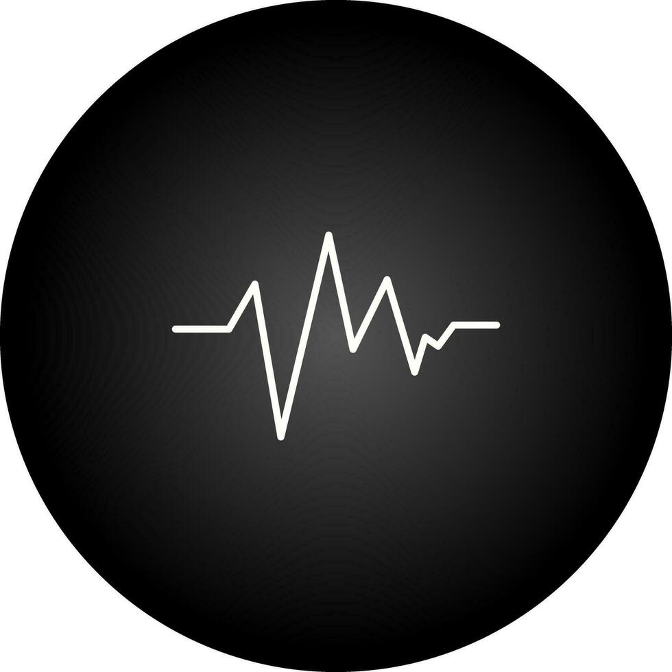 Heartbeat Line Icon vector