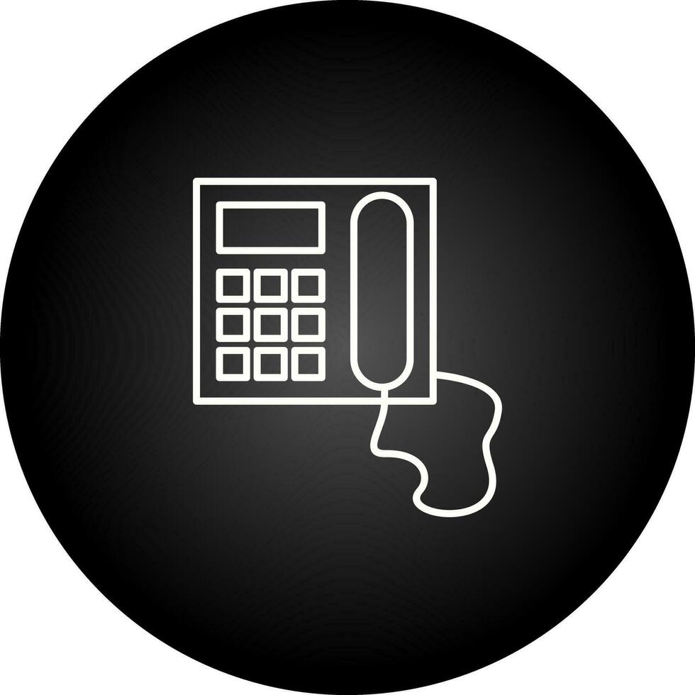 Telephone Vector icon