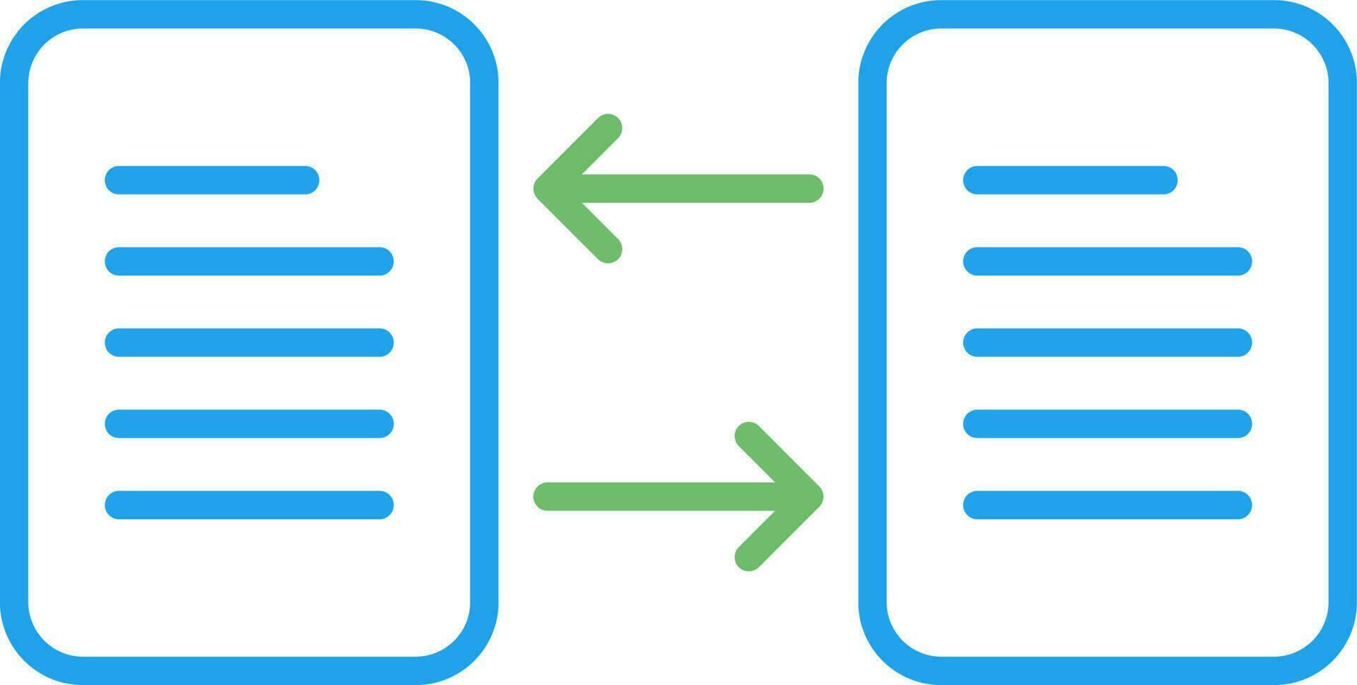 File Transfer Vector icon