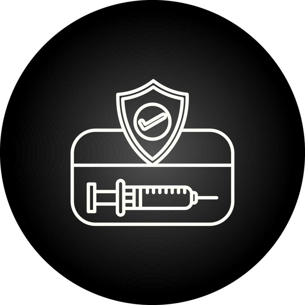 Vaccination Card Vector Icon