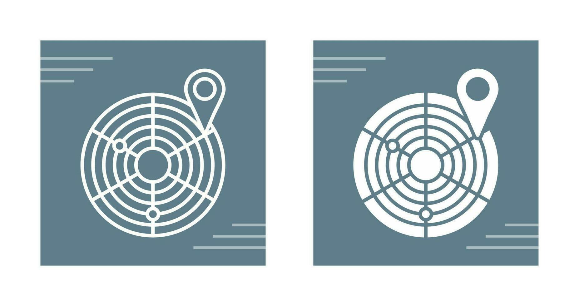 Radar Vector icon