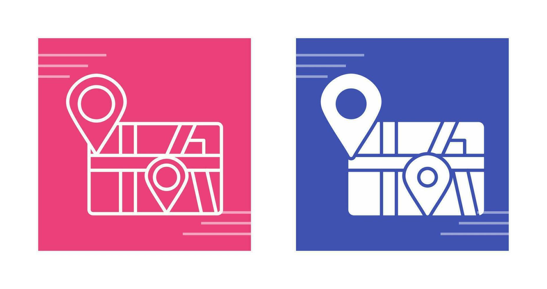 Map and Location Vector icon