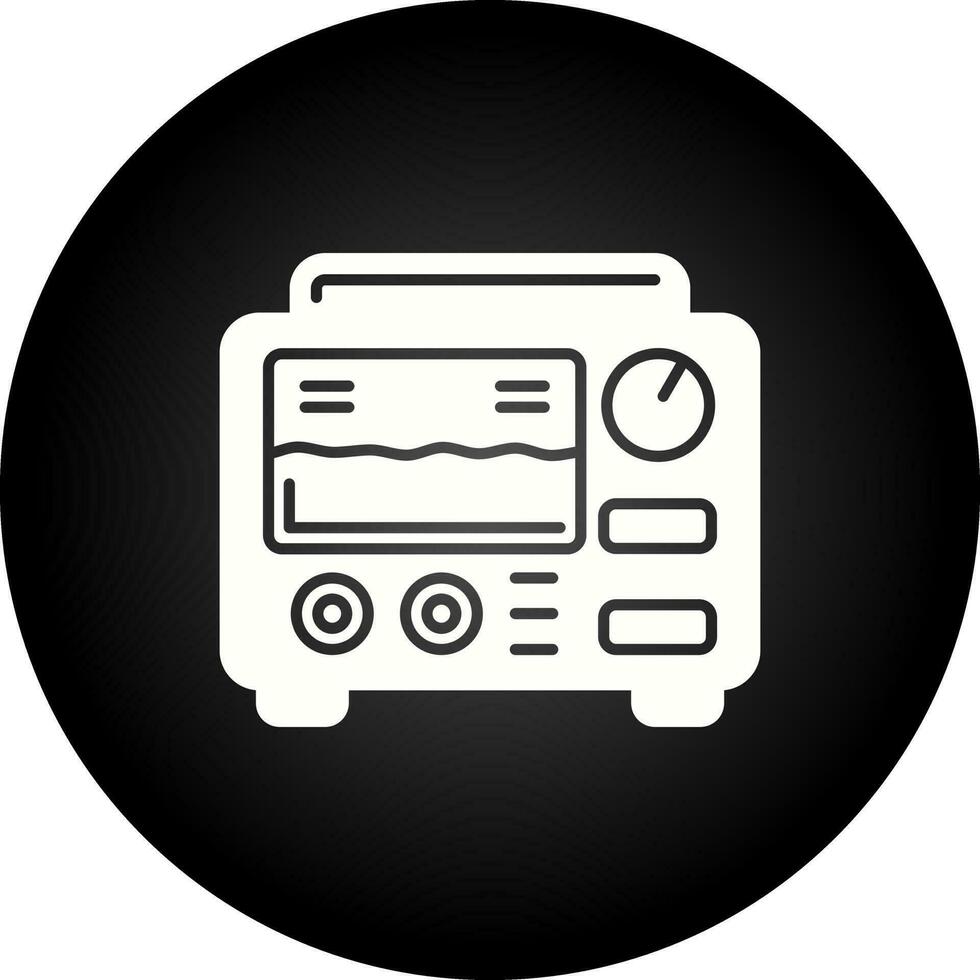 Oscilloscope Vector icon