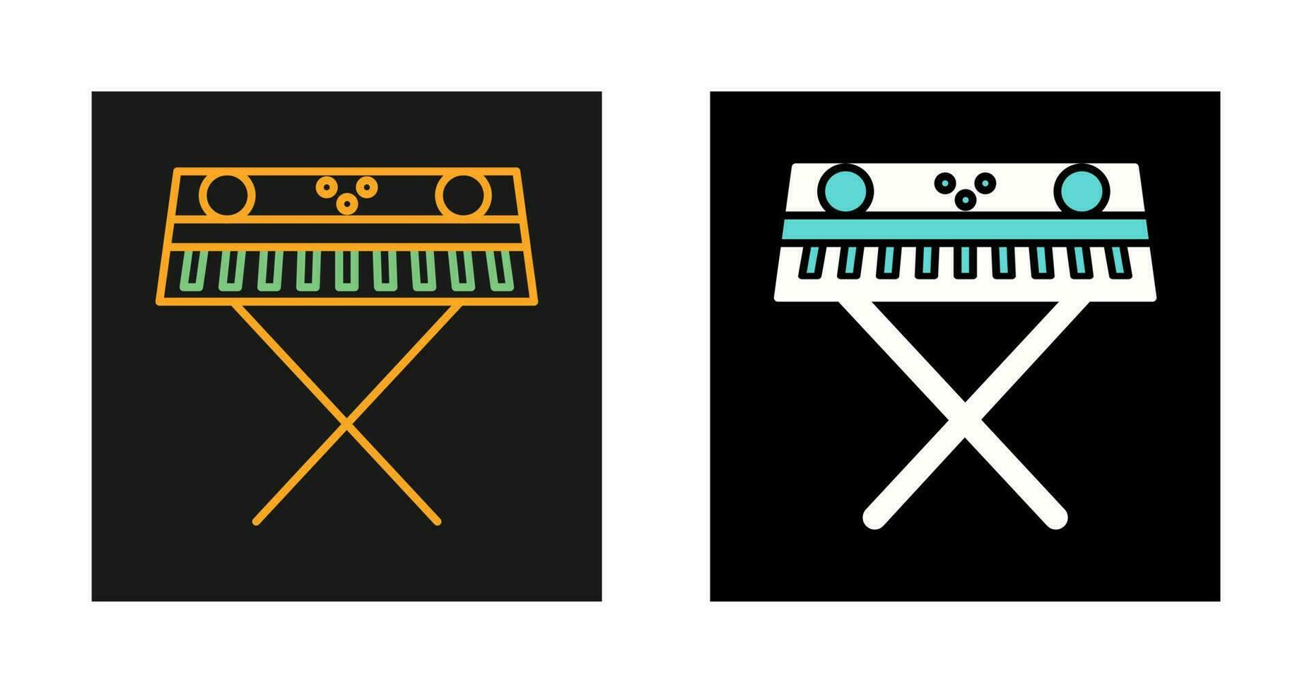 icono de vector de piano