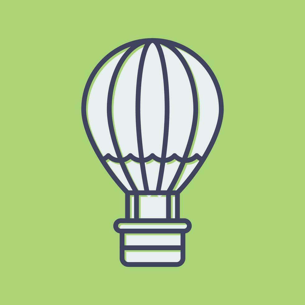 Hot Air Balloon Vector icon