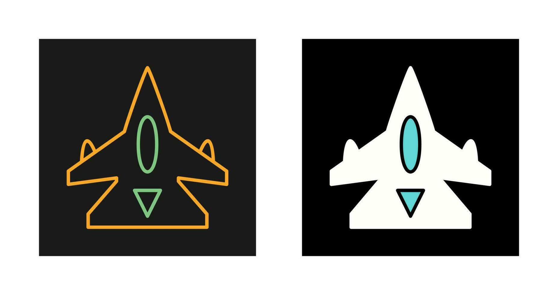 Fighter Jet Vector Icon