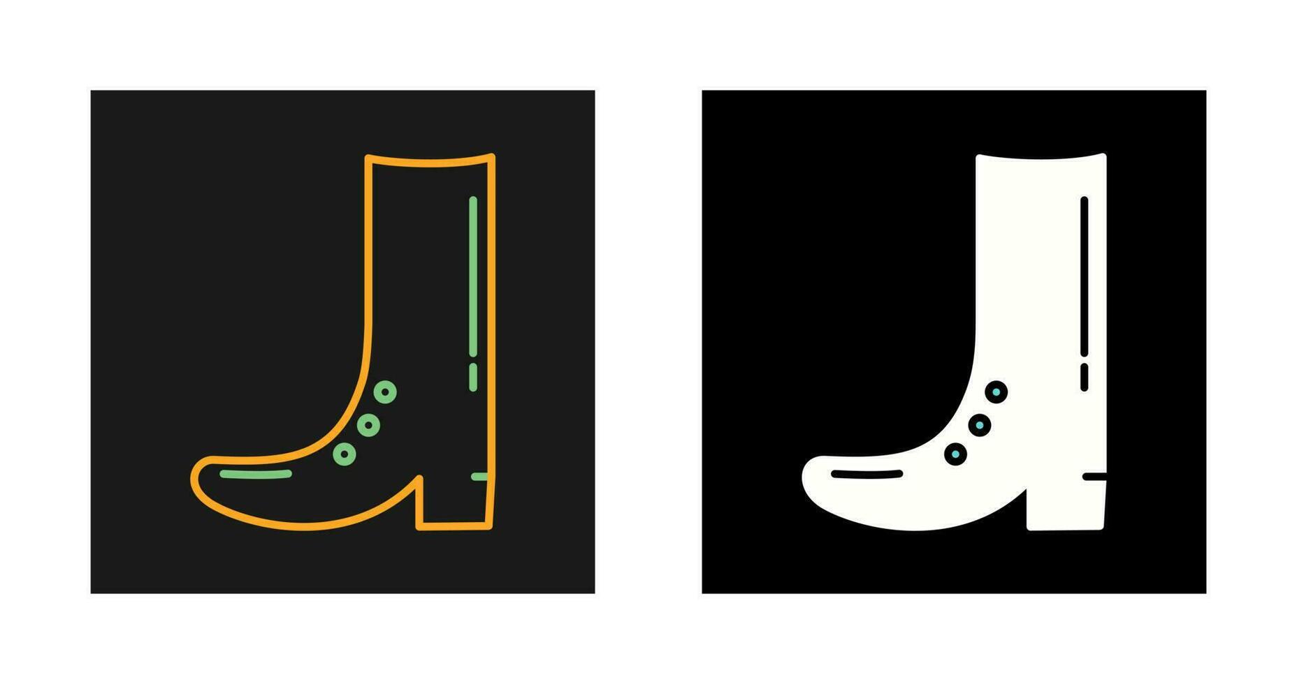 Cowboy Boot Vector Icon