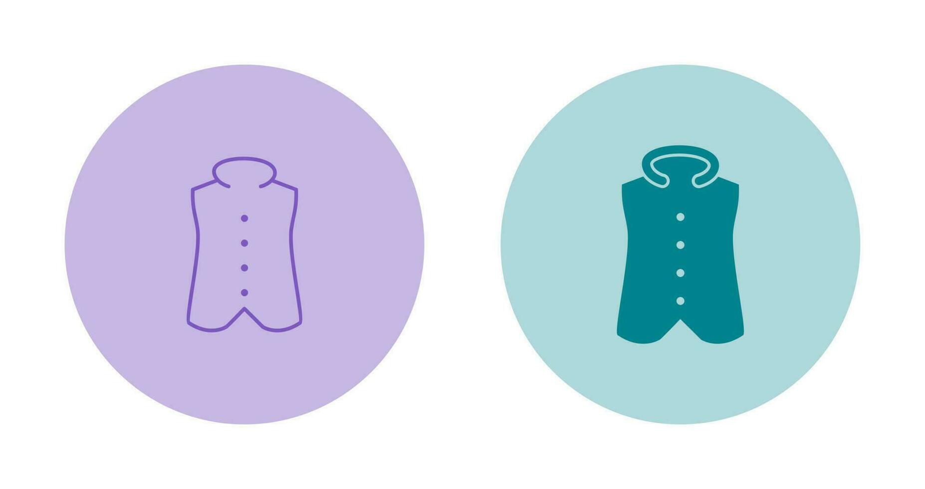 Vest coat Vector Icon