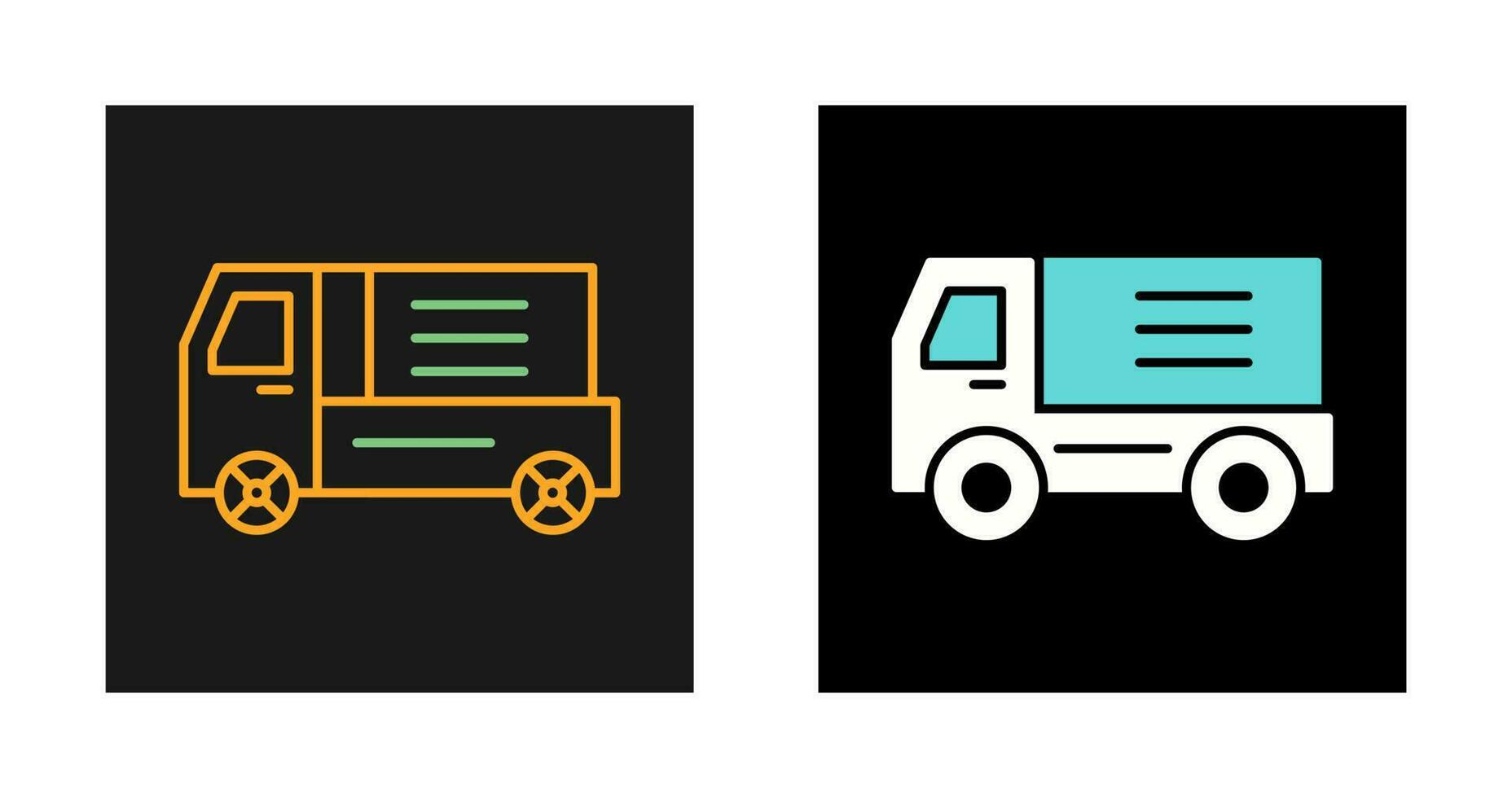icono de vector de camión