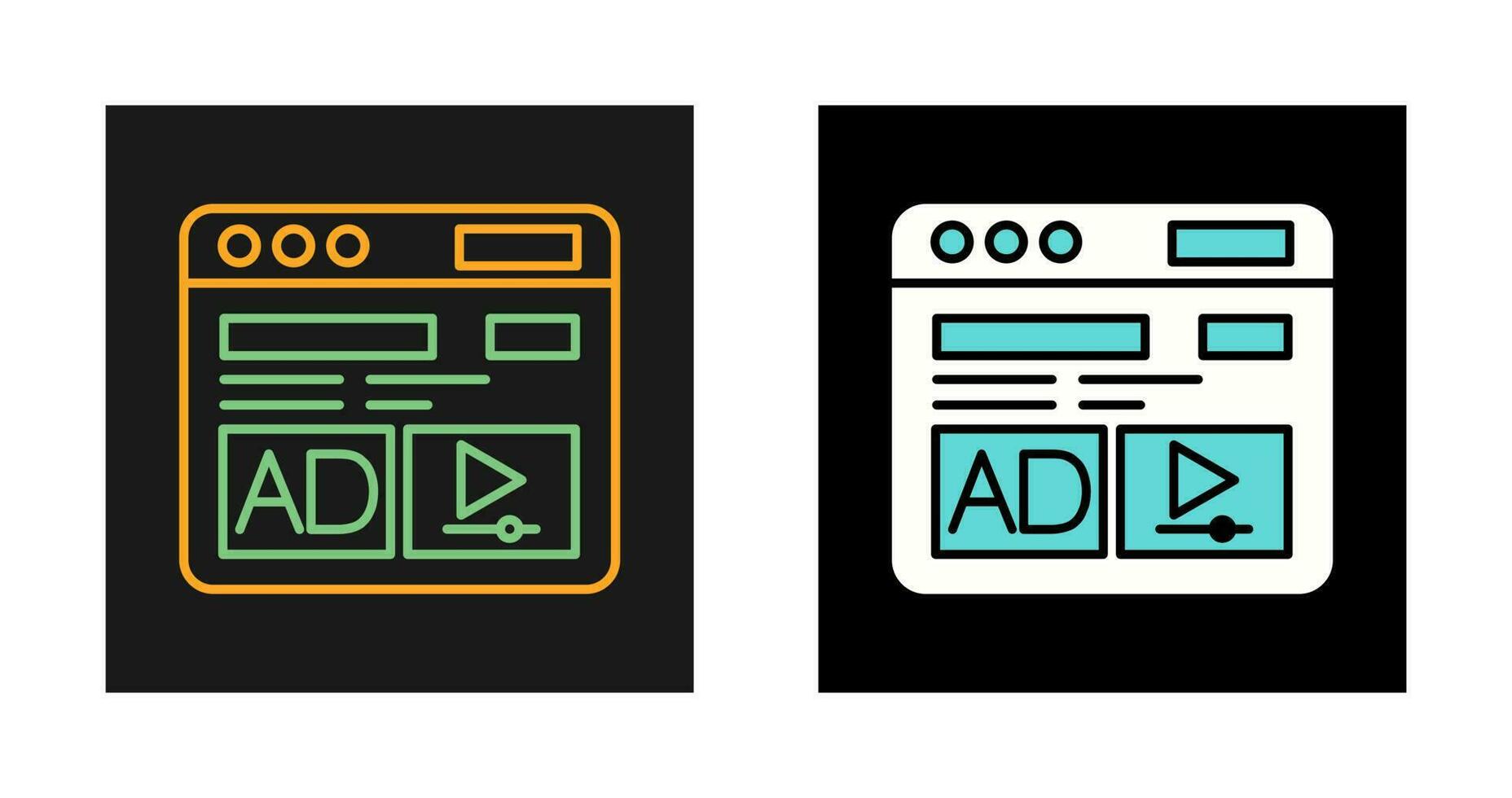 AD Vector Icon