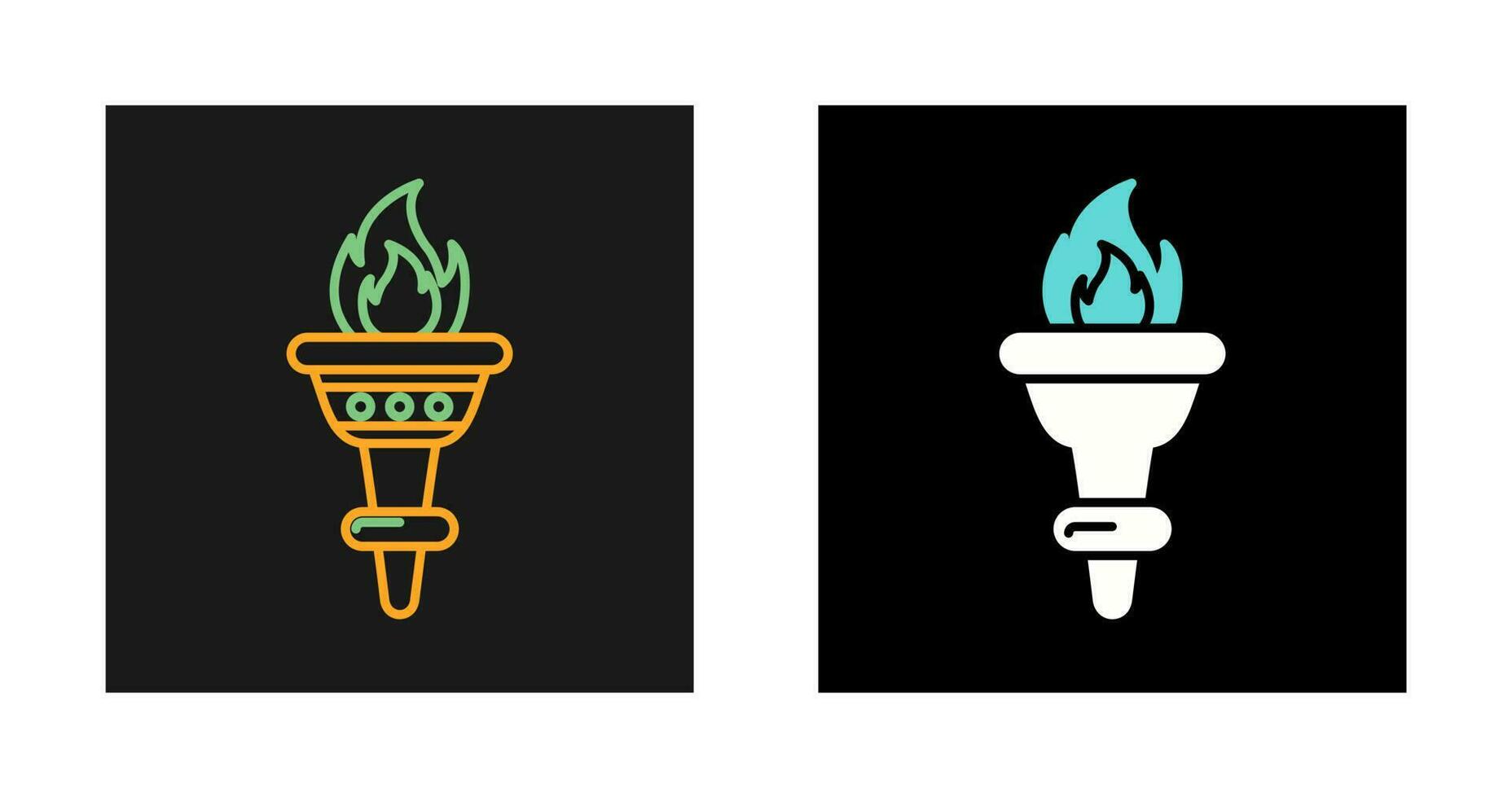 Torch Vector Icon