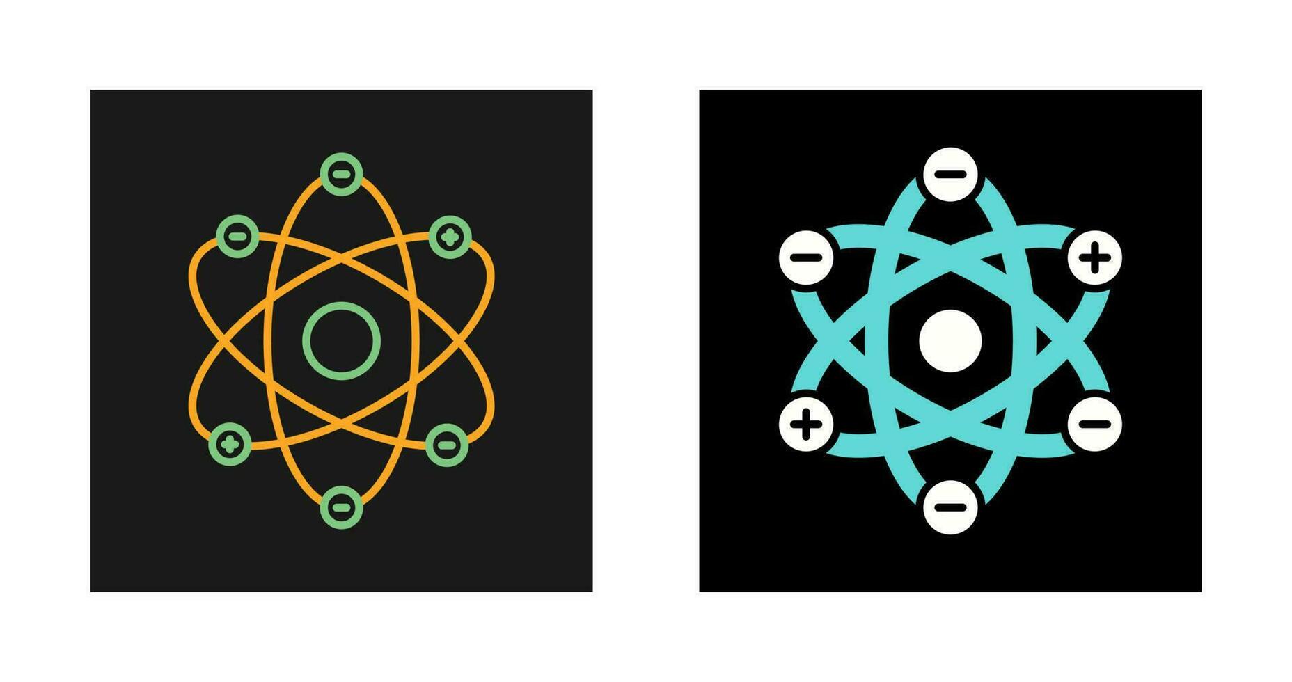 Atom Structure Vector Icon