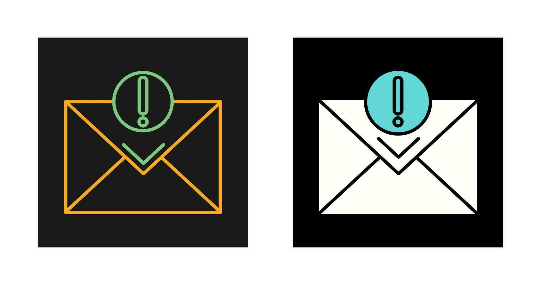 Urgent Mail Vector Icon