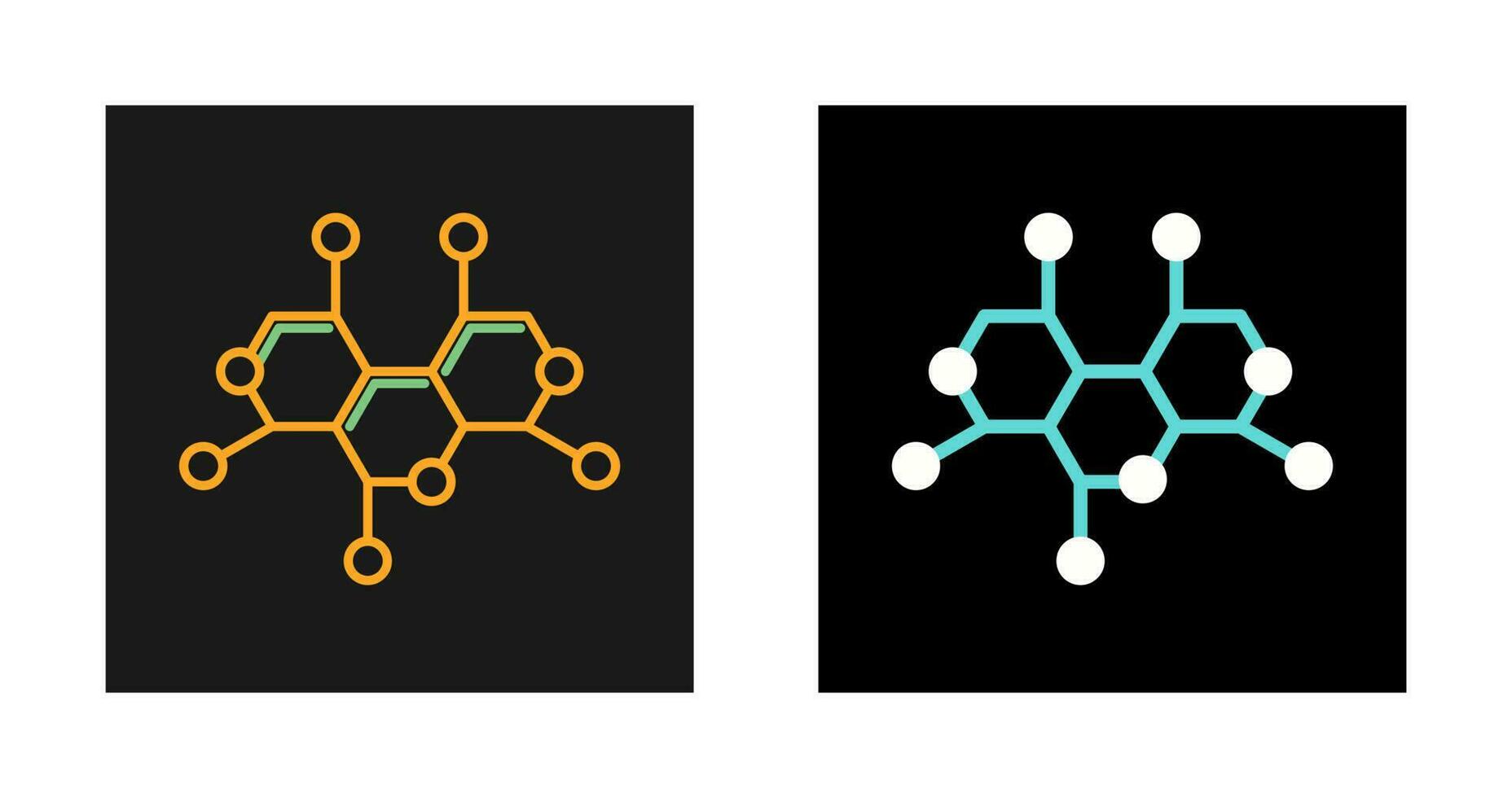 Molecule Structure Vector Icon