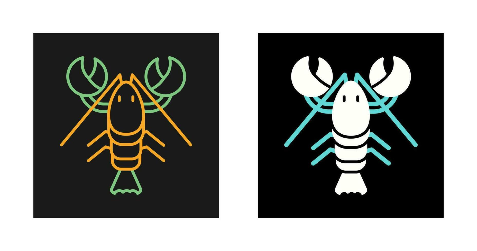 Lobster Vector Icon